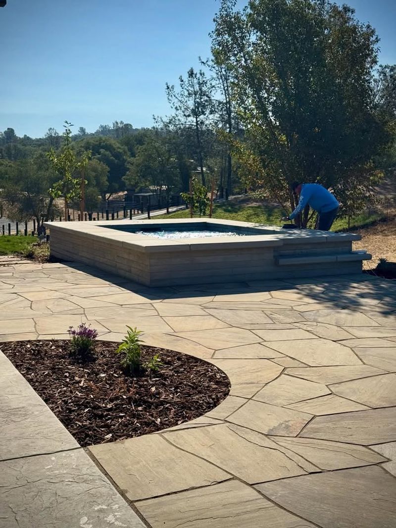 Concrete And Impermeable Hardscaping