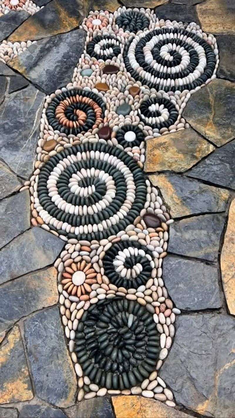Mixed Material Mosaic Paths