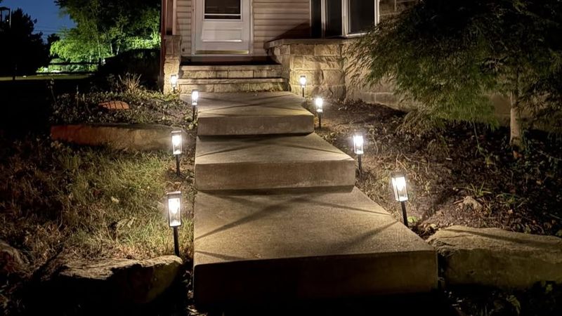 Add Solar Garden Lights for Evening Enchantment