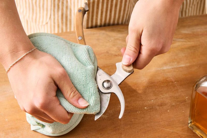 Cleans Garden Tools Without Rust Damage