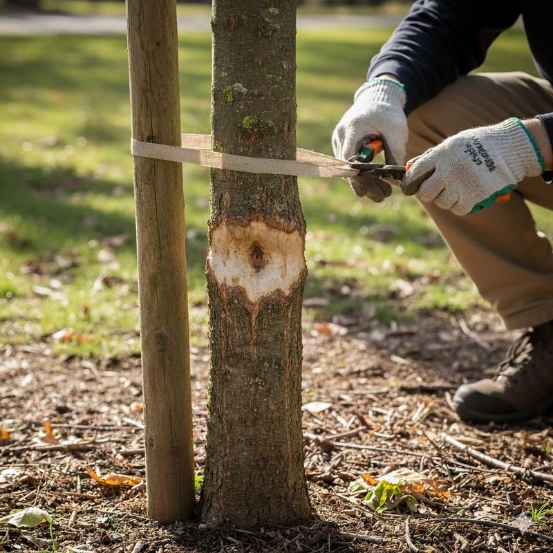 The Best Spot To Tie Your Tree For Stronger Growth