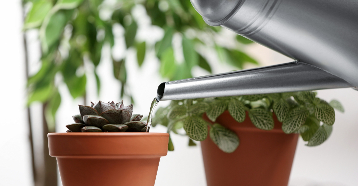 watering succulent (featured image)