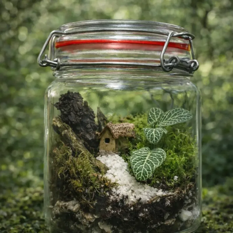 Mason Jar Terrarium Planters