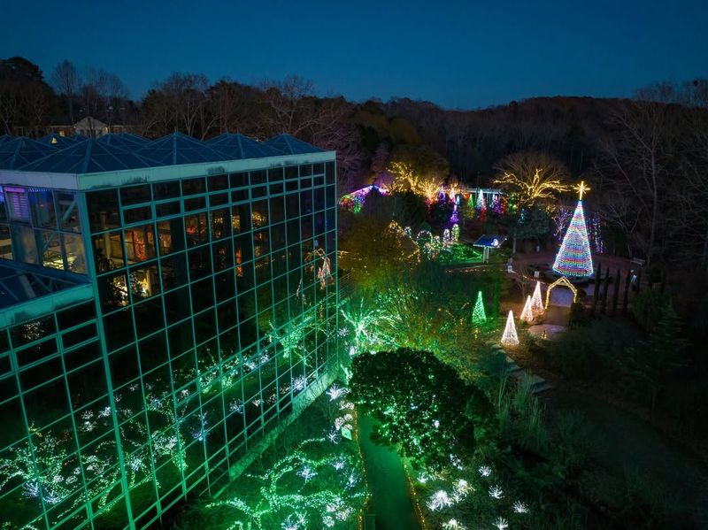 How The Garden Transforms Into A Walk-Through Holiday Display