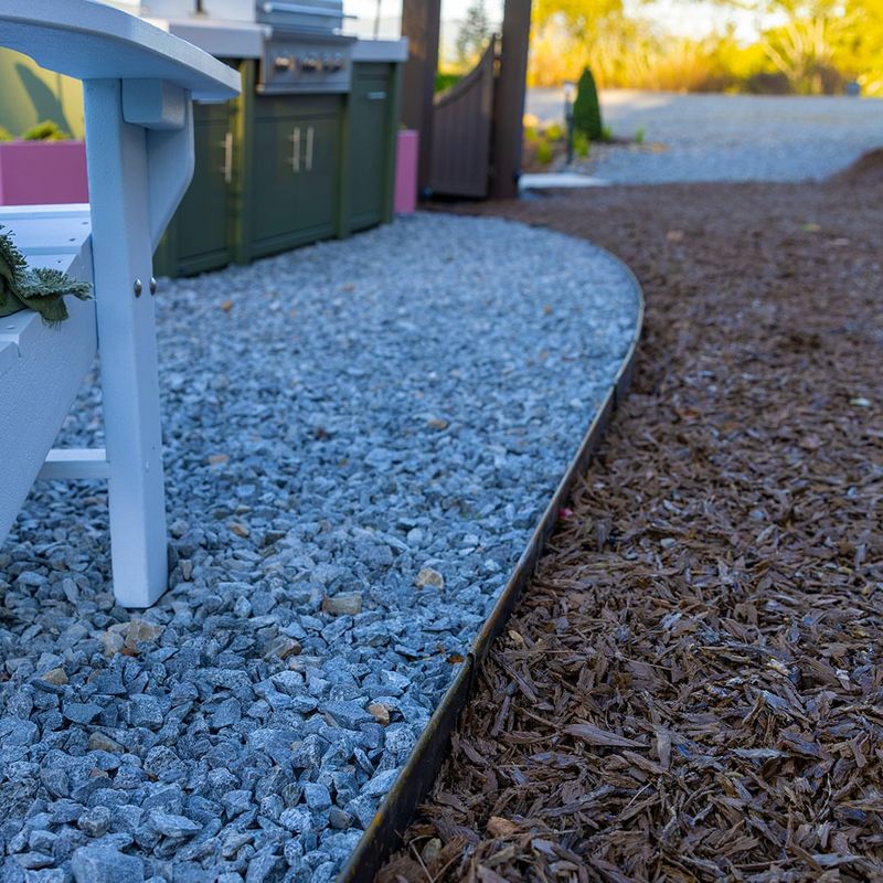 It Keeps Mulch And Gravel From Spilling