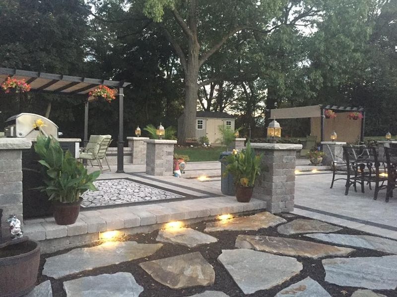 Natural Stone Or Paver Accents