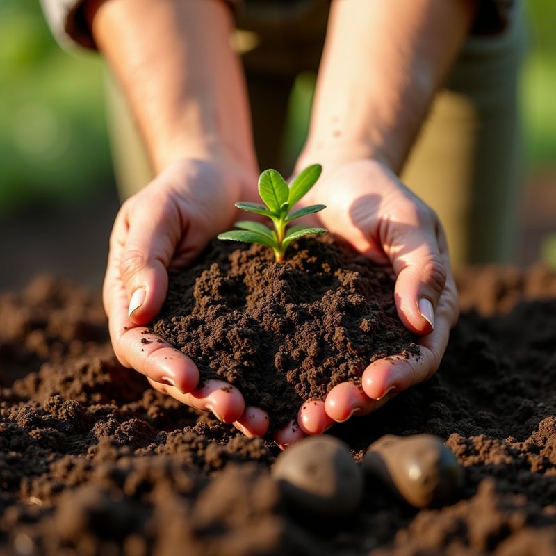 Compost-Enriched Soil