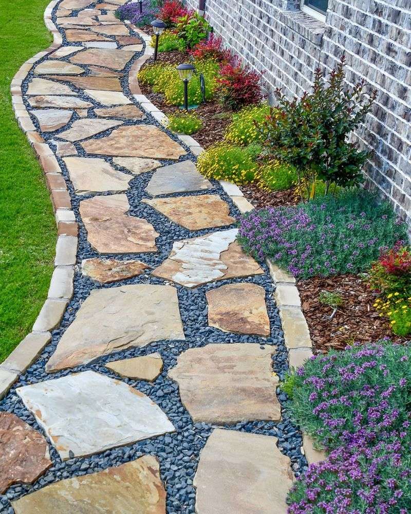 Decorative Gravel And Stone Paths