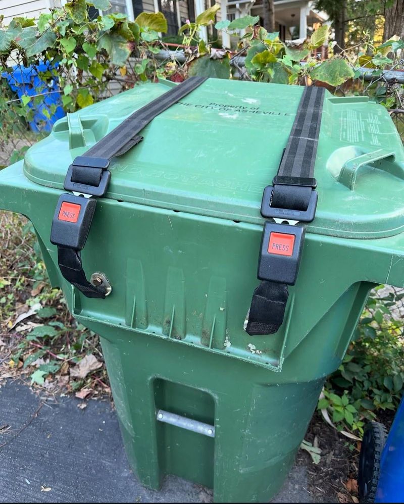 Secure Your Trash Cans