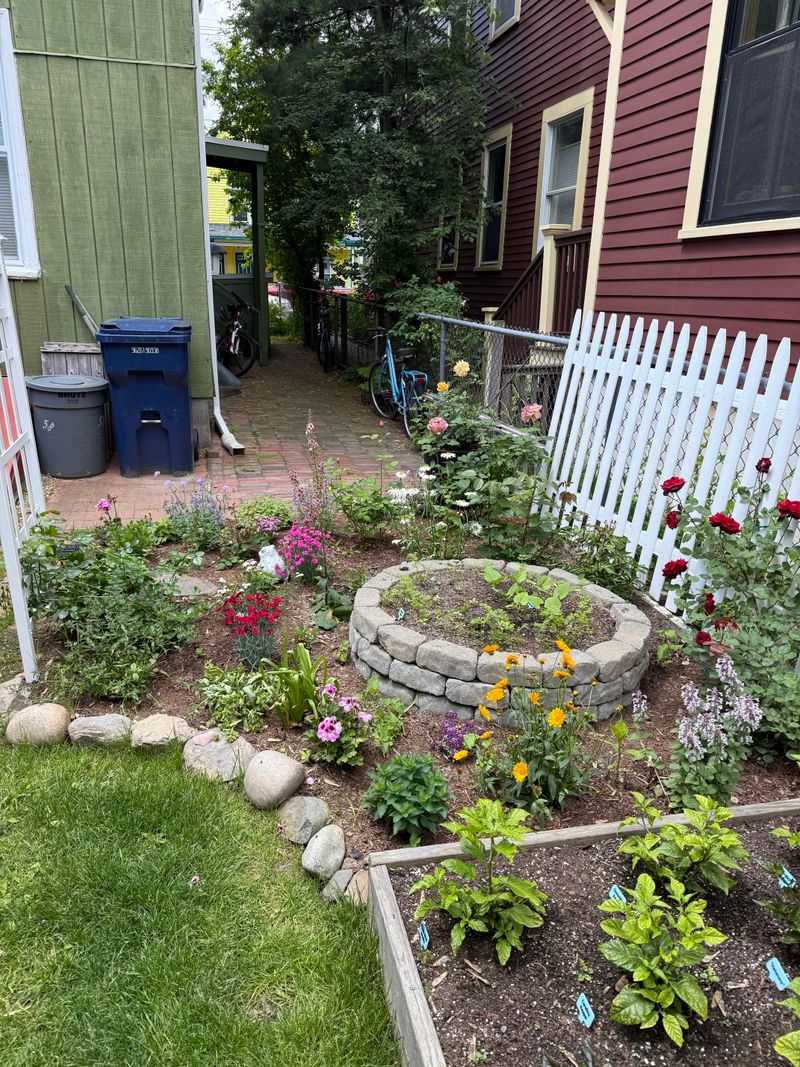 Cottage-Style Mixed Flower Garden Beds
