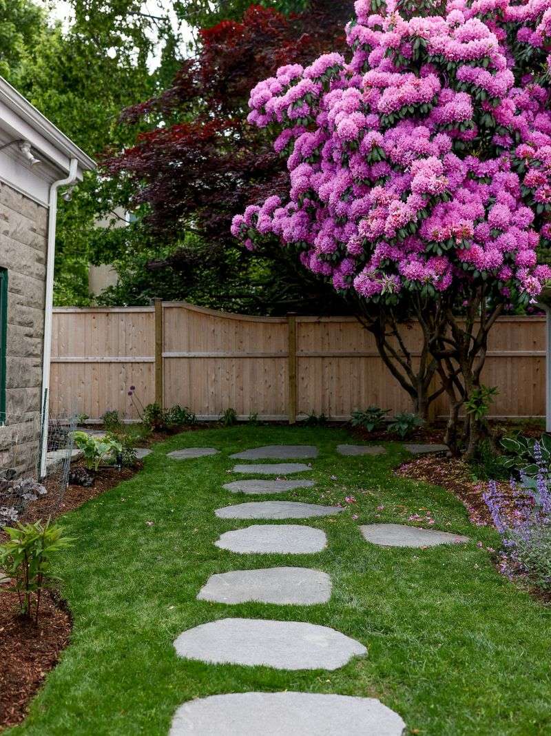 Stepping Stone Grass Path