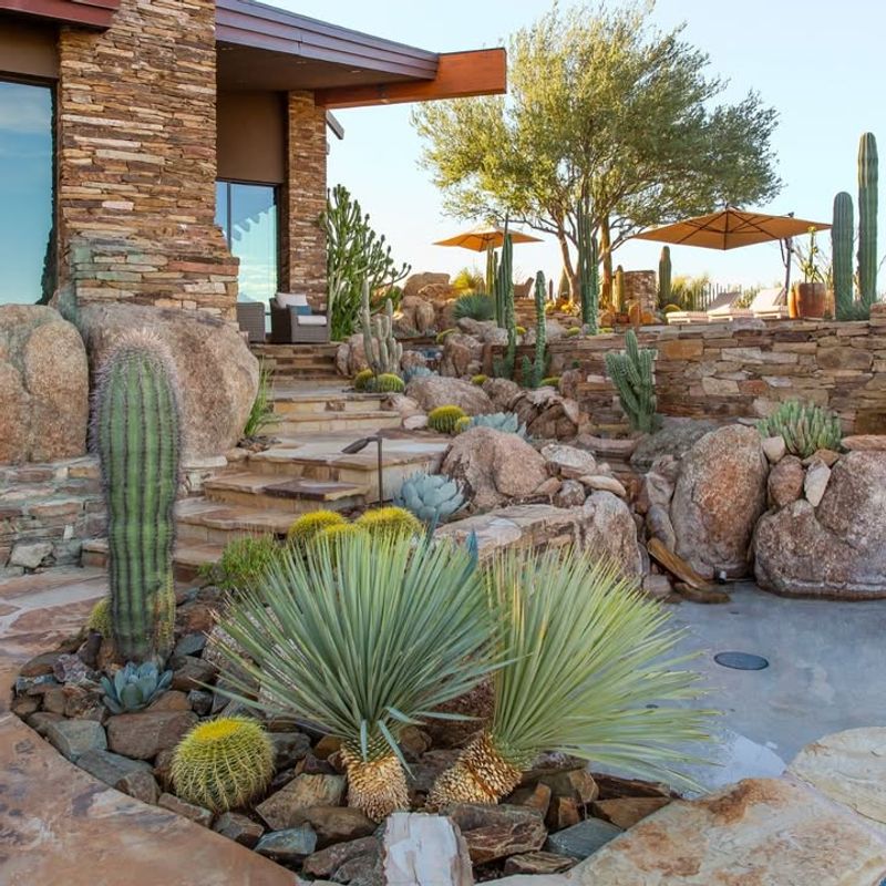 Minimalist Hardscaping With Natural Stone