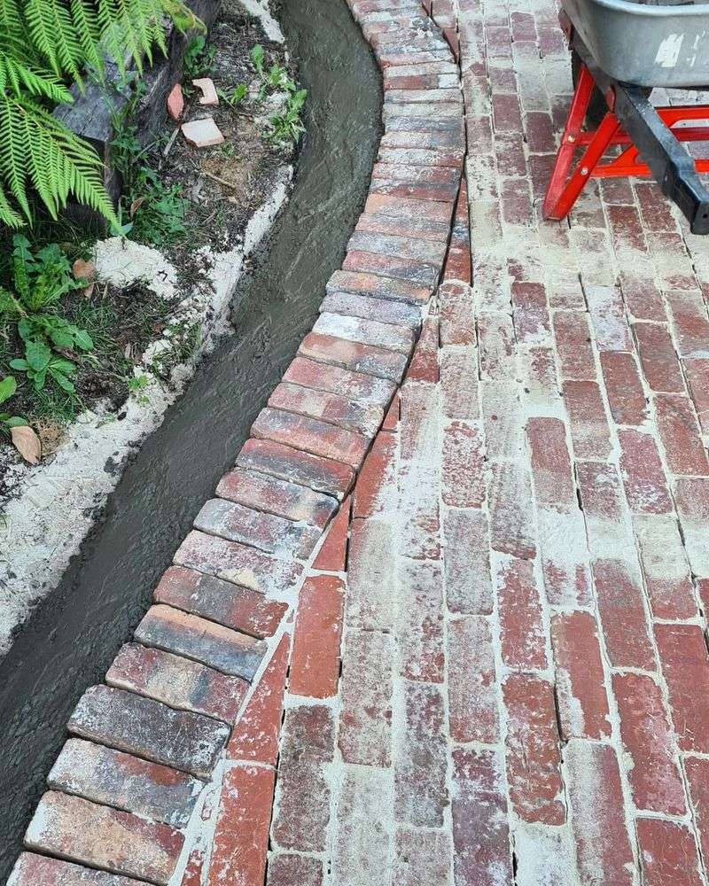 Recycled Brick Edging