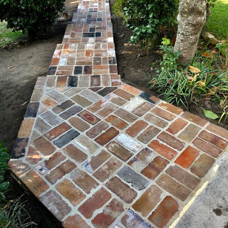 Recycled Brick Pathways