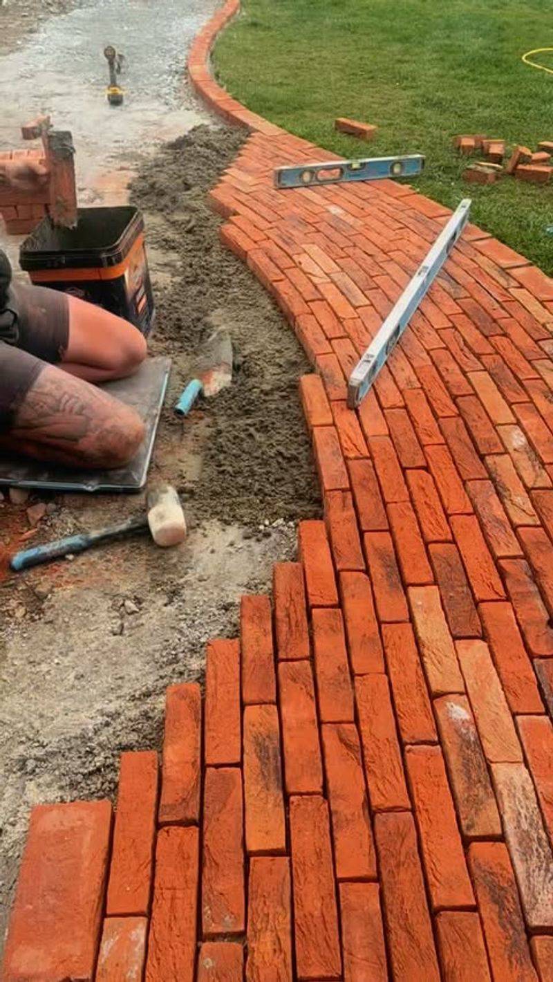 Recycled Brick Borders