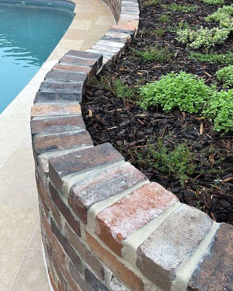Recycled Brick Borders