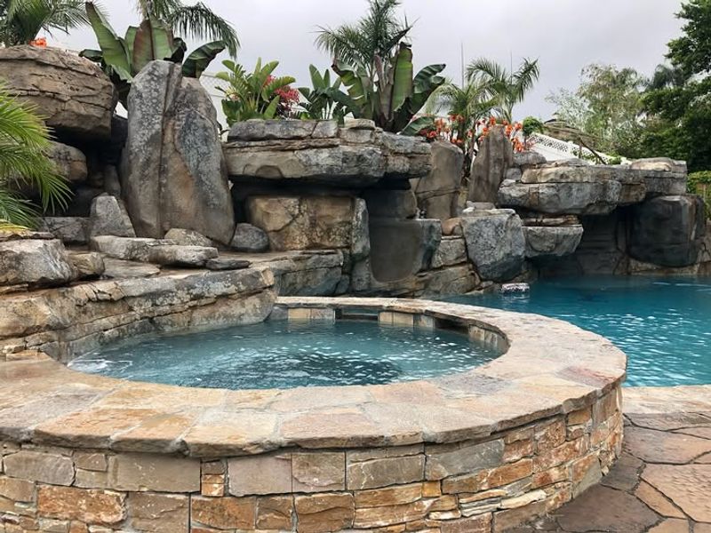 Artificial Waterfalls and Rock Features