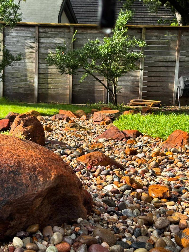 Decorative Rock And Gravel Features
