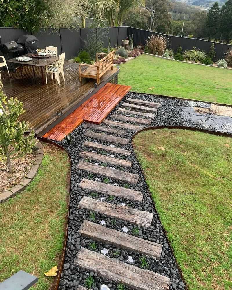 Reclaimed Wood Boardwalk