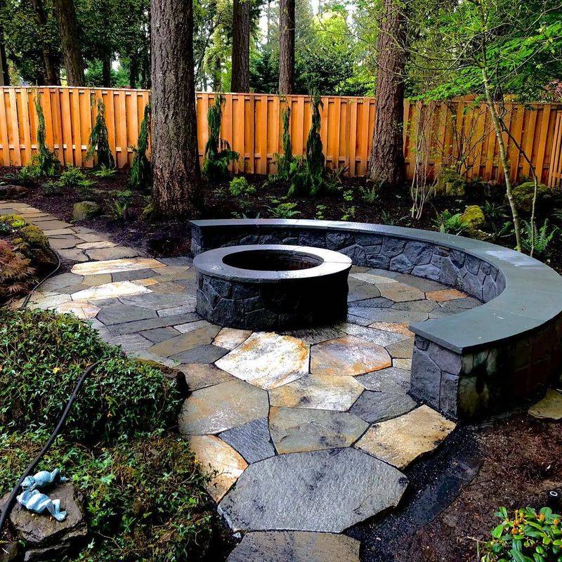 Flagstone Seating Areas