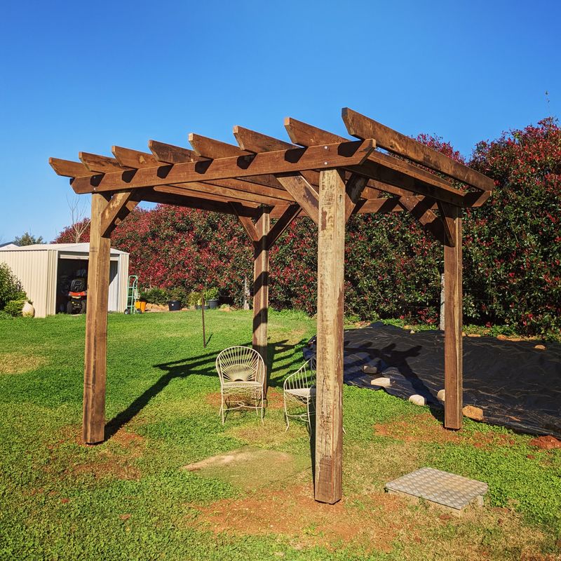 Garden Structures Built With Fixed Foundations