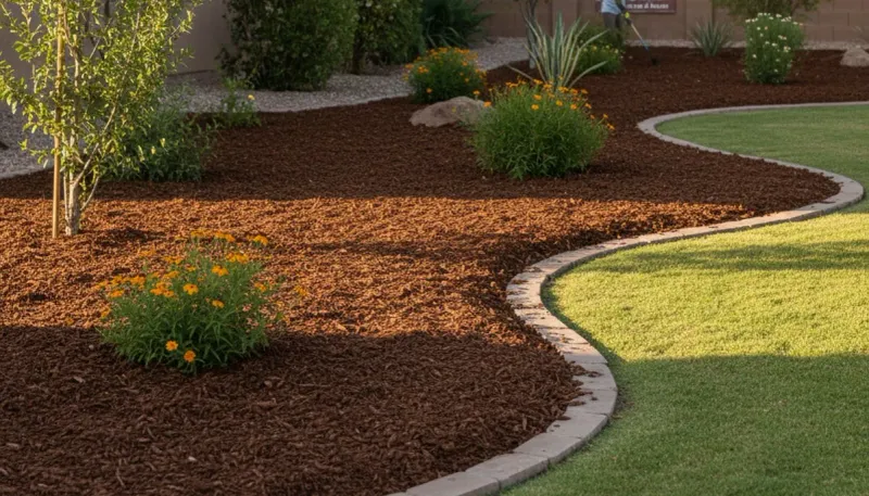 Apply Fresh Mulch To Garden Beds