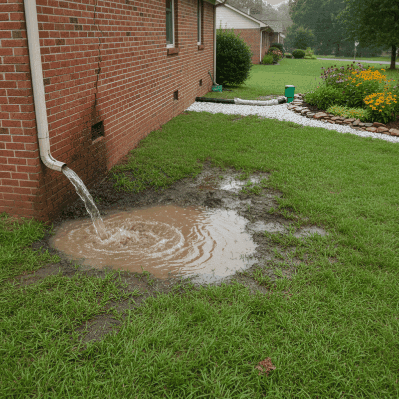 Ignoring Drainage Problems Until It's Too Late
