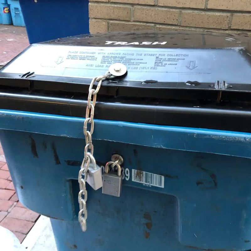Store Garbage And Pet Food Securely