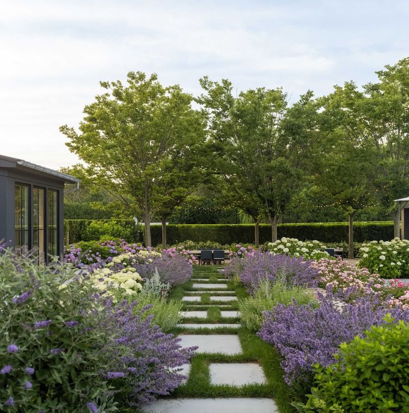 Using Paths As Hallways Between Garden Rooms