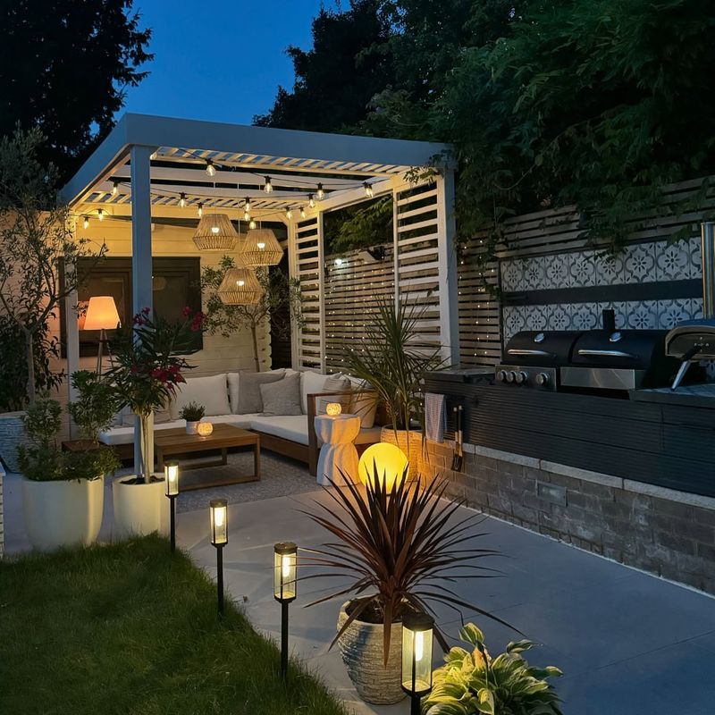 Solar-Powered Garden Features