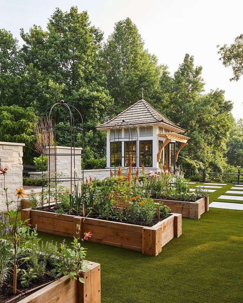 Raised Beds That Sit Too Close To Property Lines