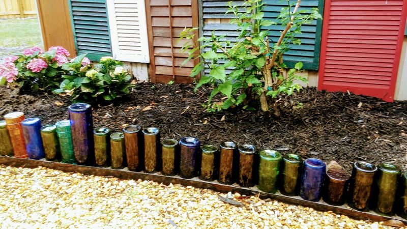 Recycled Bottle Borders