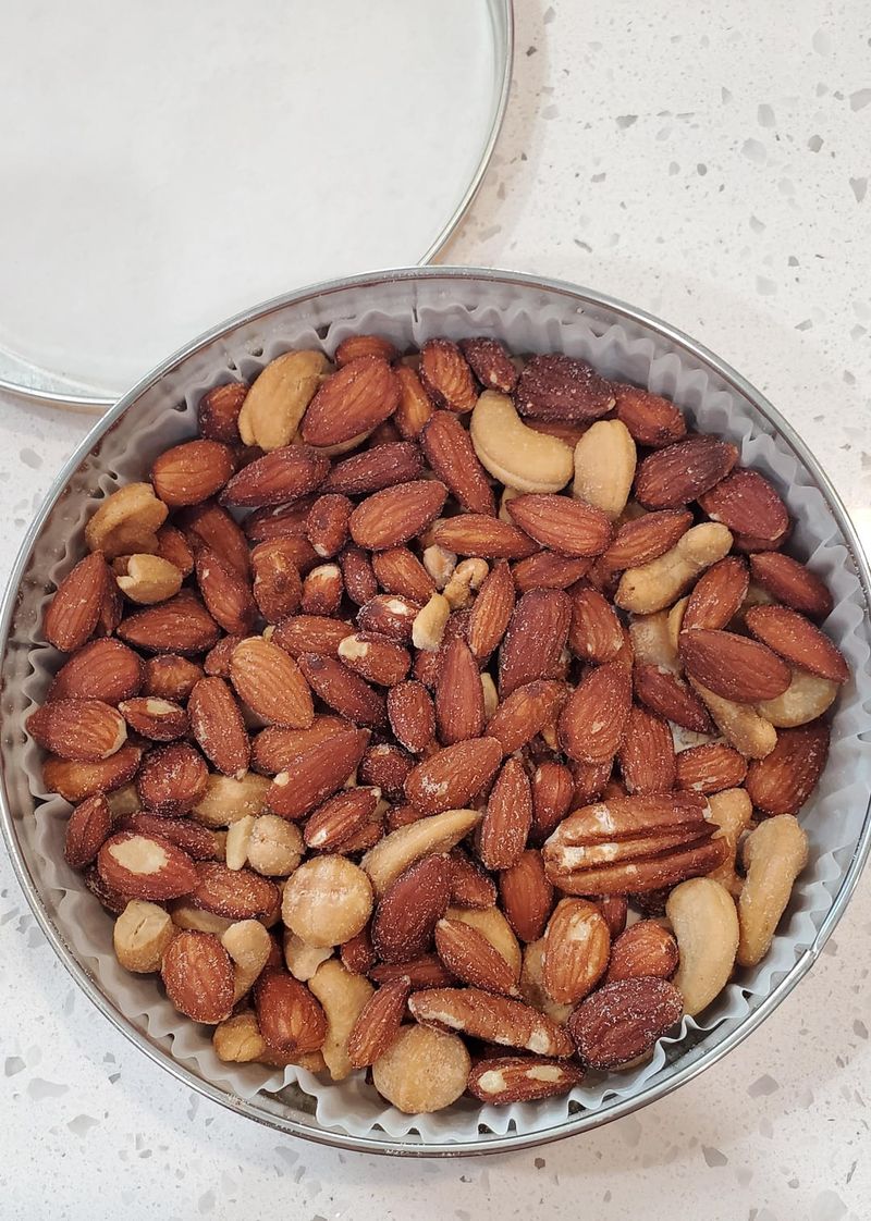 Avoid Salted Nuts and Flavored Snacks