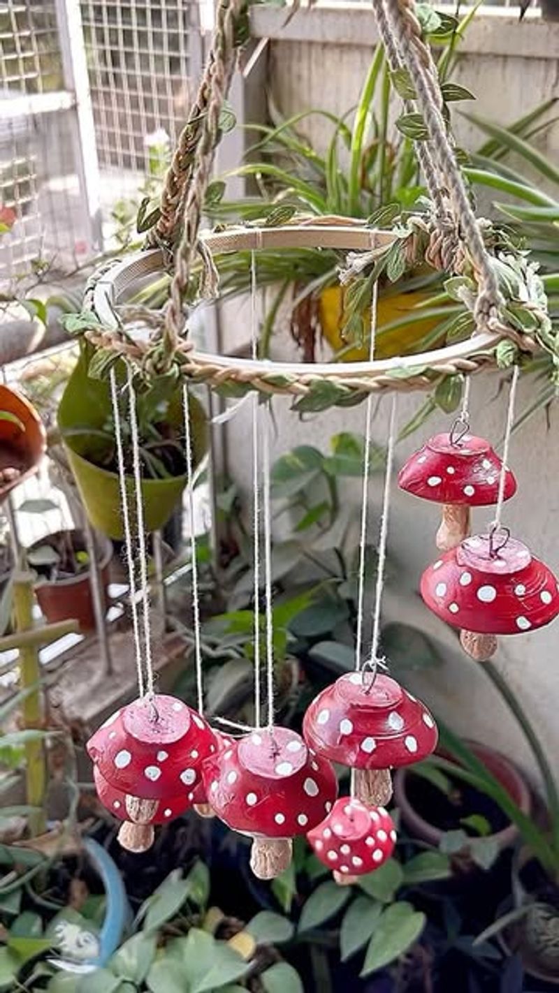 Hanging Mushroom Decor