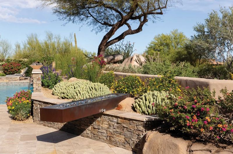 Hardscape Features Reduce Areas Needing Irrigation
