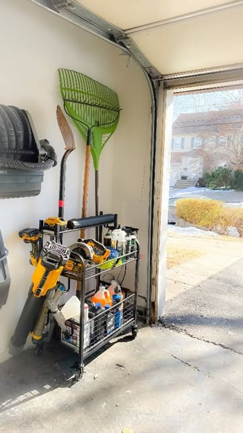 Rolling Garden Tool Organizer