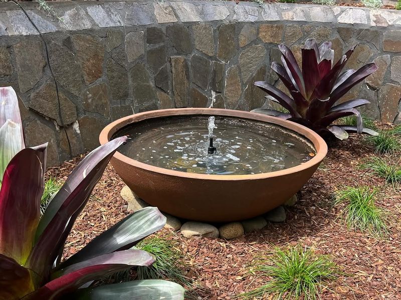 Copper Spillway Bowl Fountain