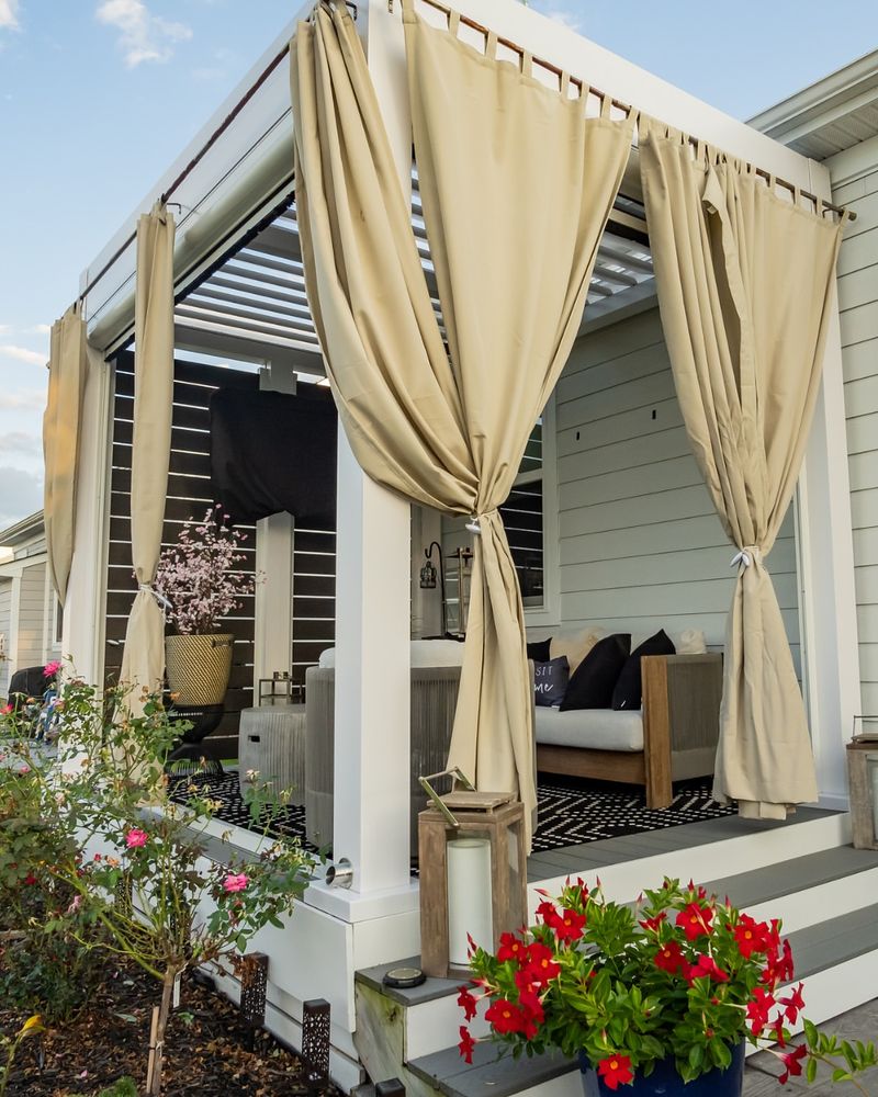 Outdoor Curtains Or Privacy Screens