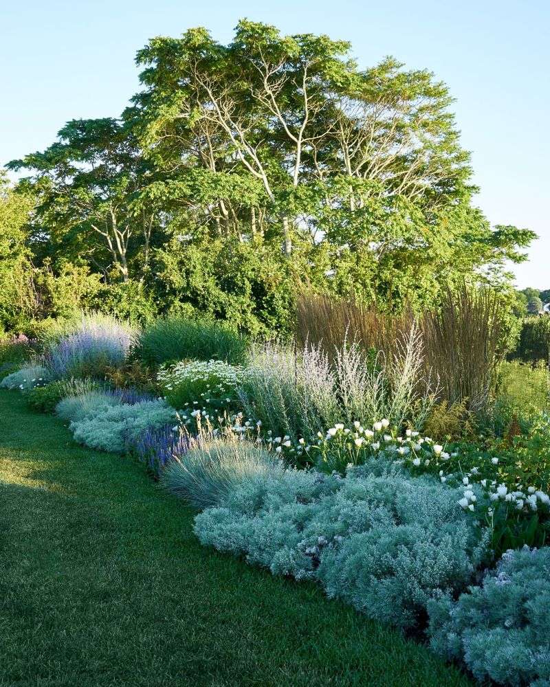 Island Beds With Ornamental Grasses And Perennials