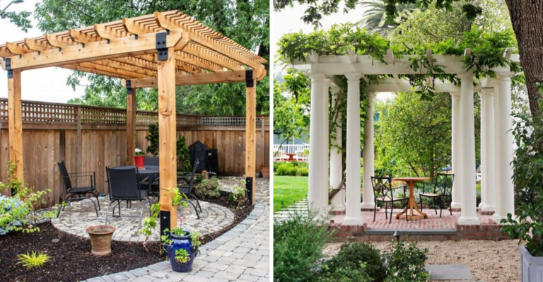 pergola for shade garden