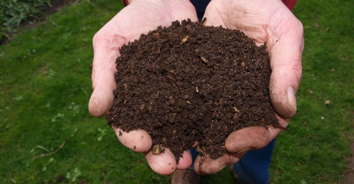 composted garden soil