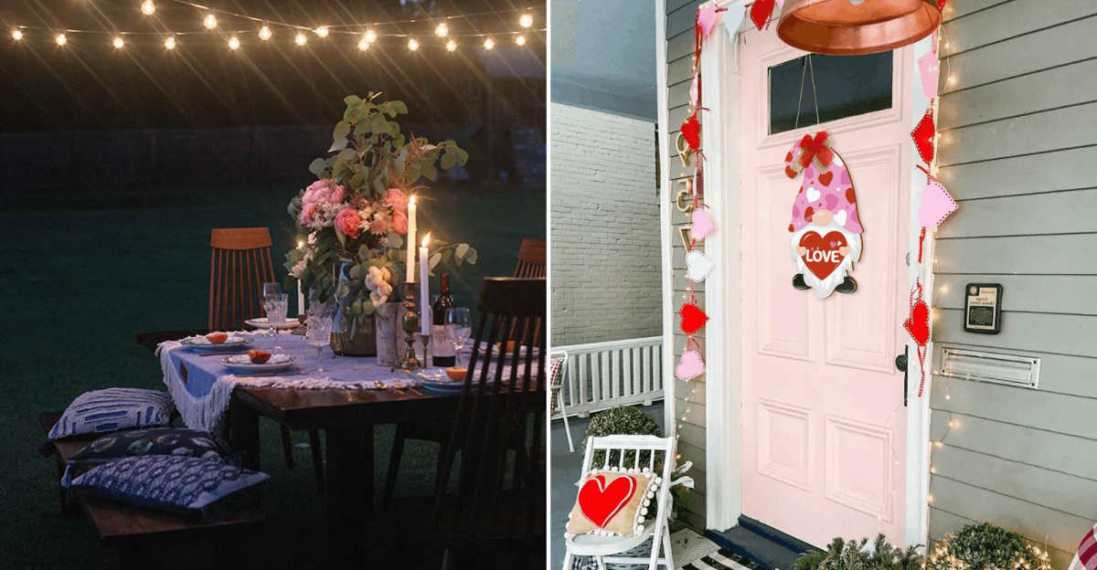 v day patio decor