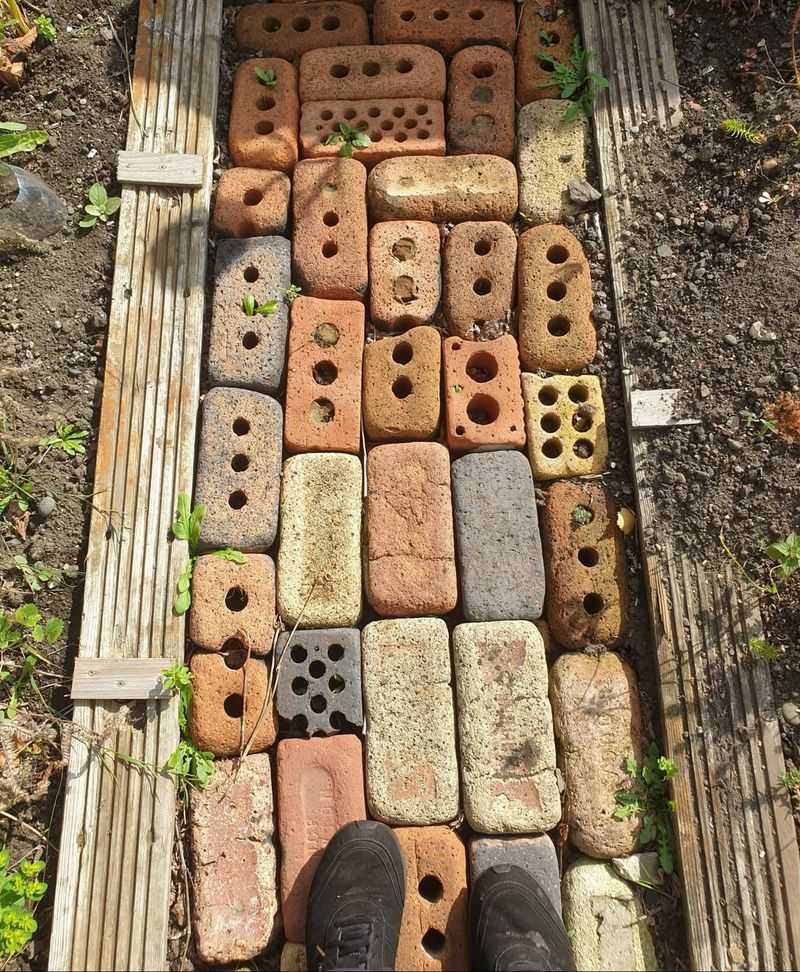 Use Reclaimed Bricks For Garden Paths