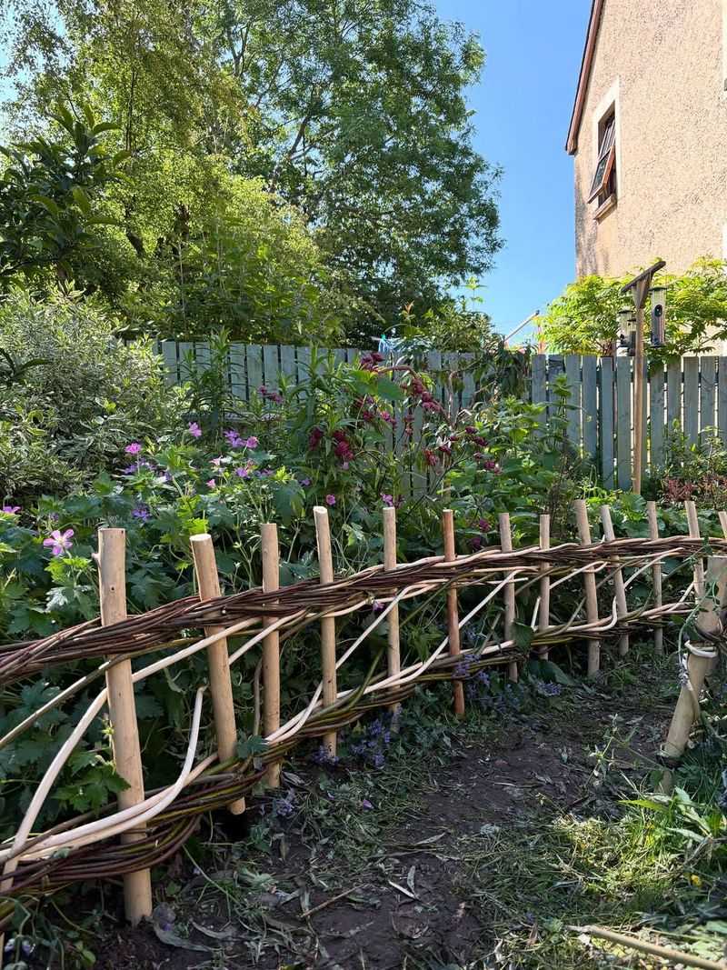 Reuse Fallen Branches For Garden Borders Or Supports