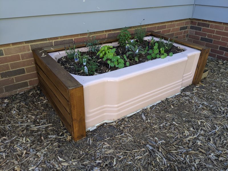 Convert Old Bathtubs Into Deep Vegetable Planters