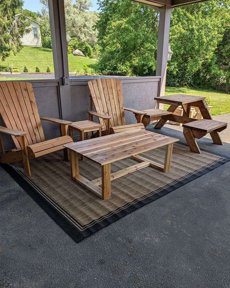 Incorporate Outdoor Rugs To Define Seating Areas