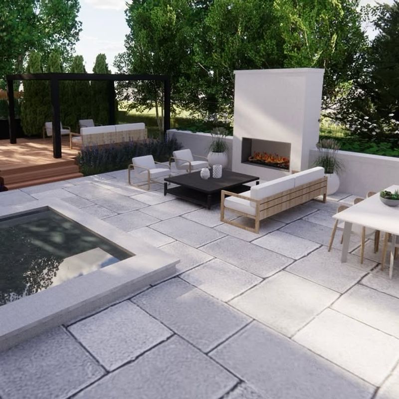 Creating Outdoor Living Rooms With Hardscape Boundaries