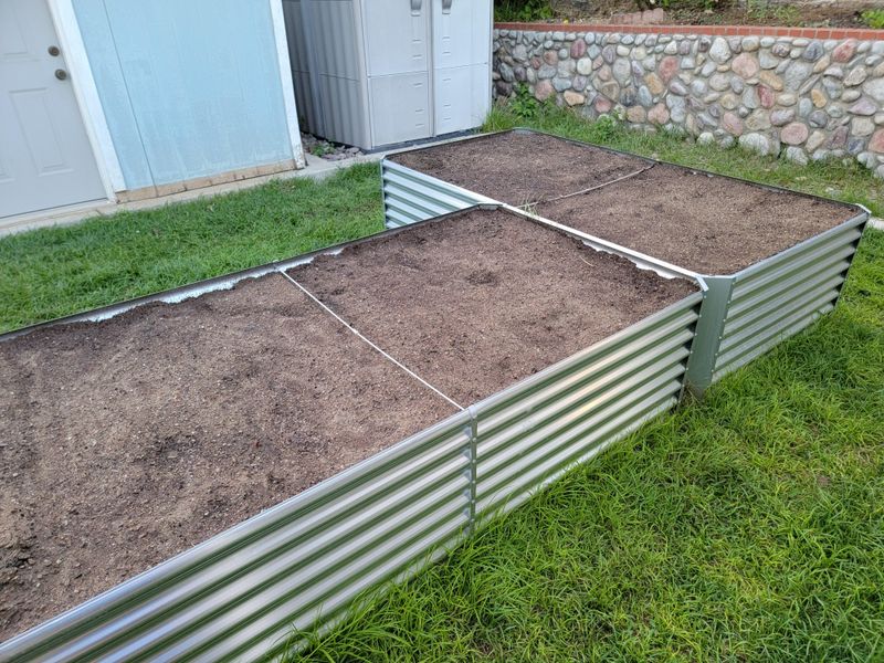 Filling Beds With Native Sandy Soil Only