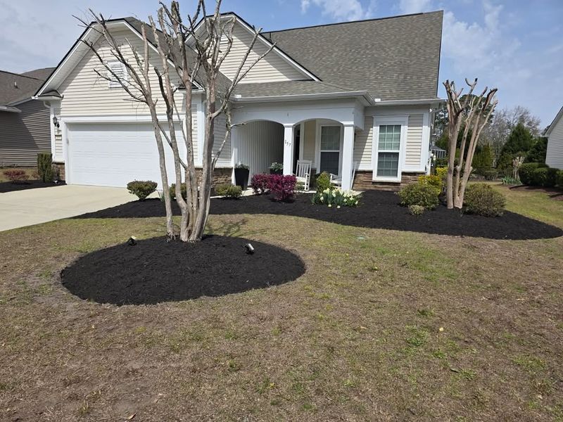 The Visual Difference Mulch Makes Instantly