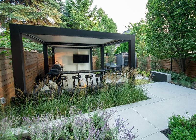 Outdoor Living Spaces Blended Into Garden Design